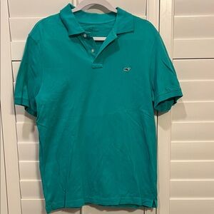 Vineyard Vines Aqua Polo Shirt